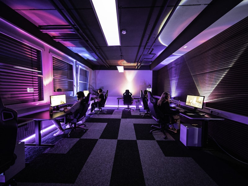 Player in the VR free-roam bay